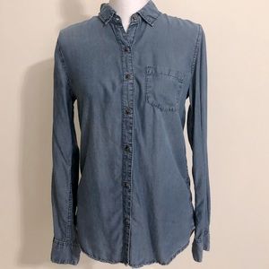 H&M L.O.G.G. Chambray Top